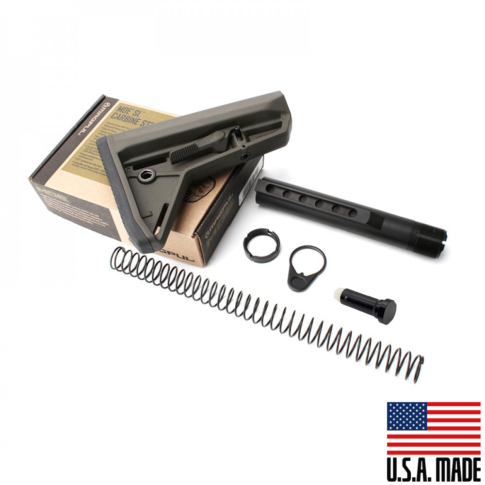 AR10 Magpul MOE SL Stock OD Green with MilSpec Buffer Tube Kit